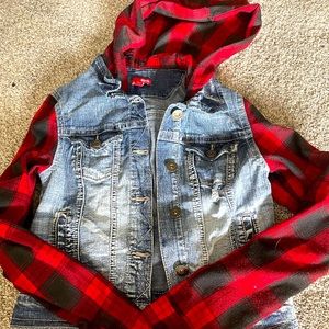 Flannel Jean Jacket